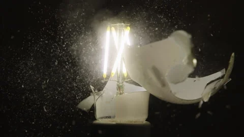Exploding Lightbulb Stock Footage 294618963