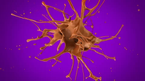 Exploding liquid chocolate in slow motion 4K Stock Footage 169409677