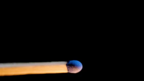 Exploding match Stock Footage 124276924