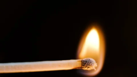 Exploding match Stock Footage 124277433