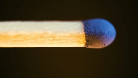 Exploding match Stock Footage 124280642