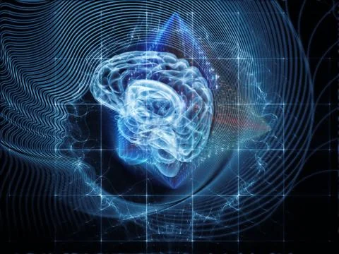 Exploding Mind 스톡 일러스트