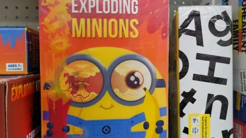 Exploding Minions Retailer Stock Footage 171306617