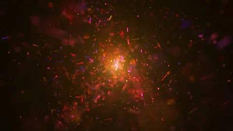 Exploding Multicolored Sparkler Sparks Background Stock Footage 221178913