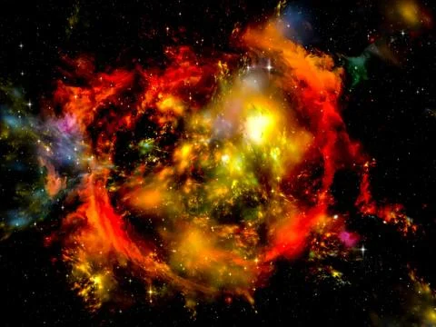 Exploding Nebula イラスト素材