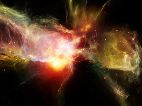 Exploding Nebulae 스톡 일러스트