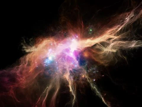 Exploding Nebulae Illustrazione stock