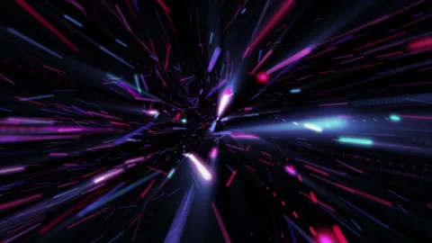 Exploding Neon Particles Technology Back... | Stock Video | Pond5