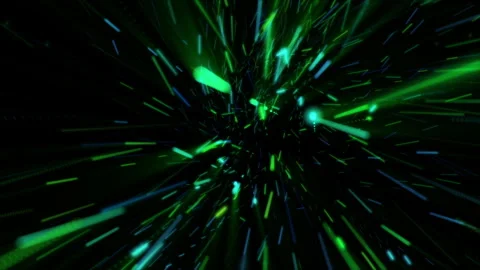 Exploding Neon Particles Technology Background Animation Stock Footage 248069328