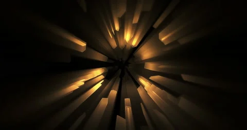 Exploding Neon Triangles and Light Rays Animation Stock Footage 161541879