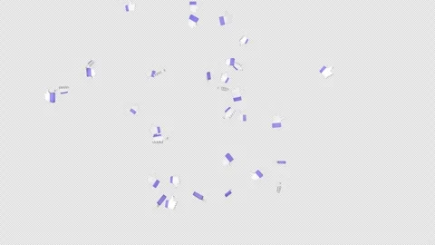 Exploding Overlay Thumbs Up Emoticon Animation, on Alpha Channel, Loop 库存影片 312358197
