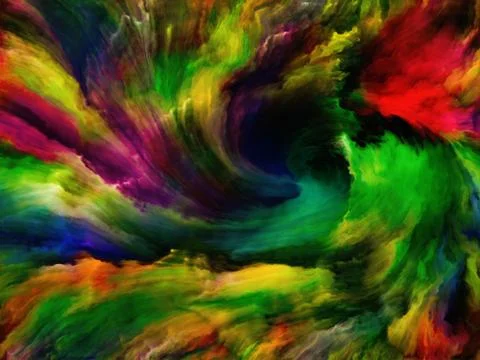 Exploding Paint 스톡 일러스트