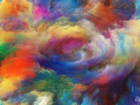 Exploding Paint 스톡 일러스트