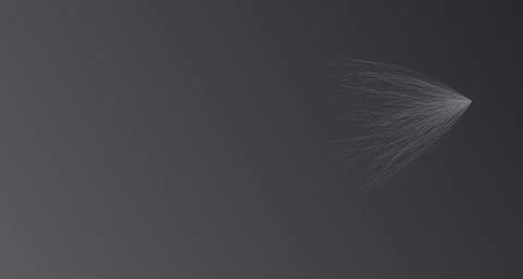 Exploding particle burst in charcoal grey Ilustração Stock