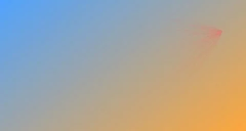Exploding particle burst with rainbow colors against gradient Stock Illustration