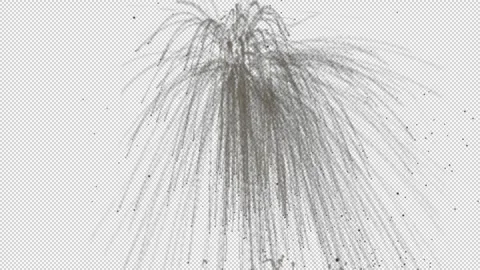 Exploding particles dust trails debris on transparent background Stock Footage 289506371