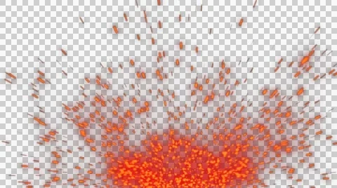 Exploding particles effect Stock Footage 45902922