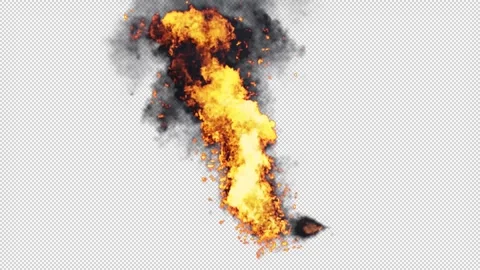 Exploding particles on transparent background Stock Footage 321636090