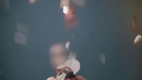 Exploding Party Popper Video stock 84961055