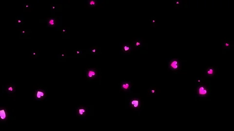 Exploding Pink Hearts Transition Stock Footage 263649450