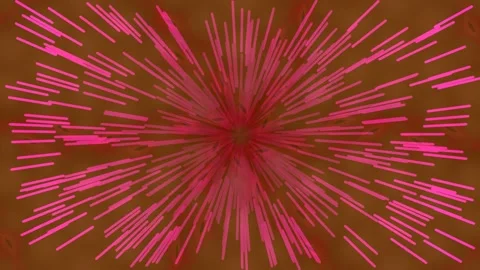 Exploding Pink Particles Bursting Outward on Dark Red Textured Background Video stock 332503380
