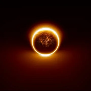 Exploding planet Illustrazione stock