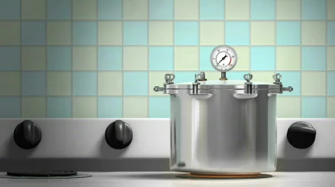 Exploding Pressure Cooker Video stock 841672