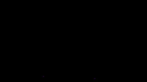 Exploding Purple Confetti Particle Explosion Motion Graphic on Black Background Stock-Footage 345009865
