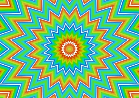 Exploding rainbows Stock Illustration