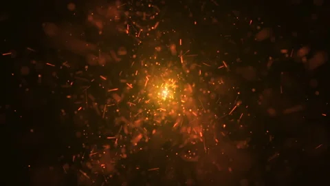 Exploding Red Hot Sparkler Sparks Backgr... | Stock Video | Pond5