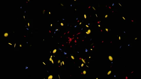 Exploding social media reaction icons. Laughing smiley, heart, thumbs up Stock Footage 141041142