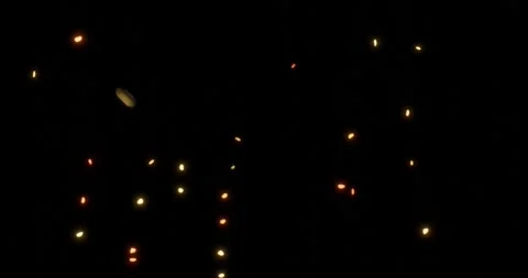 Exploding sparks or embers for explosive or bomb effect Stock Footage 262833653