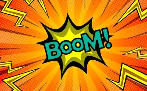 Exploding Speech Bubbles. Banner concept, speech bubble, geometric style wi.. Stock Illustration