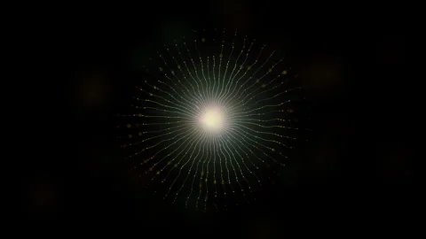 Exploding Star Galaxy with Radiant Light Burst in the Vastness of Infinite Outer Stock Footage 276971045