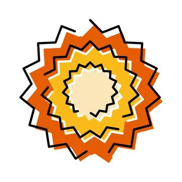 Exploding starburst comic boom graphic element illustration 스톡 일러스트