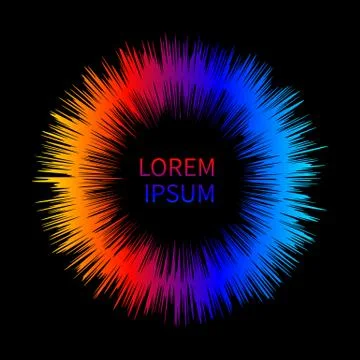 Exploding stars, sun Stock Illustration