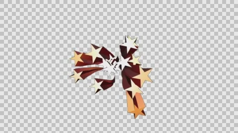 Exploding Stars Transition Stock Footage 56323779