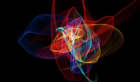 Exploding supernova, forminng of nebula. Black hole in the center of galaxy.  Illustrazione stock