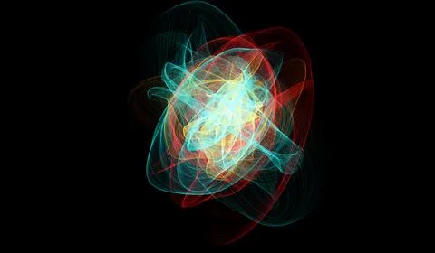 Exploding supernova, forminng of nebula. Black hole in the center of galaxy.  스톡 일러스트