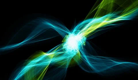 Exploding supernova , forminng of nebula. Black hole in the center of galaxy. 스톡 일러스트