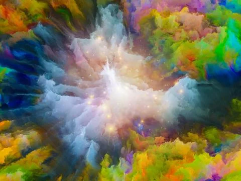 Exploding Texture 스톡 일러스트