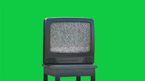Exploding TV on Green Screen 動画素材 295635187