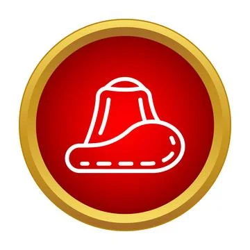 Exploding volcano pouring lava line icon design 스톡 일러스트