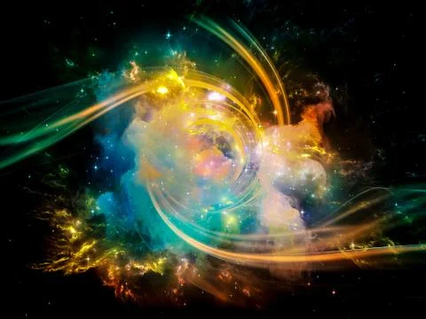 Exploding Vortex Stock Illustration