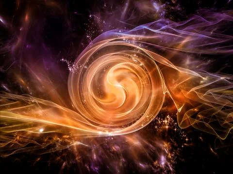 Exploding Vortex Stock Illustration