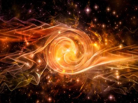 Exploding Vortex Stock Illustration