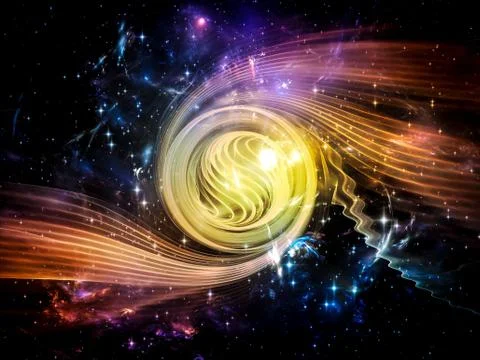 Exploding Vortex Illustrazione stock