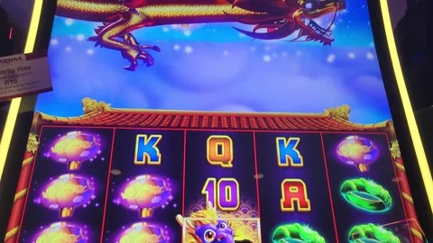 Exploding Wilds Slot Machine Casino Game Stock Footage 243375790