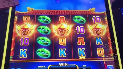 Exploding Wilds Slot Machine Casino Game Stock Footage 243375875
