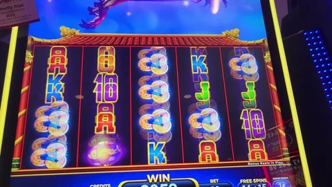 Exploding Wilds Slot Machine Casino Game Stock Footage 243398825